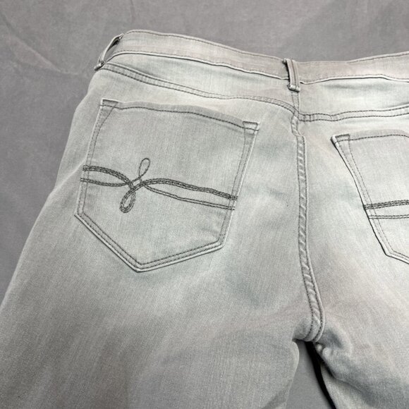 Denizen Jegging Smoke Grey Denim Jeans Women's Size 9-W29 Compression Stretchy - Picture 14 of 16